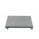 Hawaii 300cm x 300cm Lumen LED Square Cantilever Parasol with 90kg Moveable Granite Base