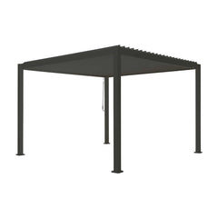 Tivoli 3.6m x 3.6m Grey Frame Free Standing Pergola