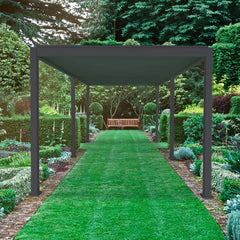 Tivoli 6m x 3m Grey Frame Free Standing Pergola