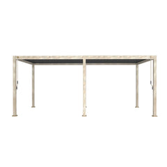 Tivoli 6m x 3m Wood Effect Free Standing Pergola