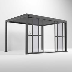 Tivoli E-LED 6m x 3m Grey Frame Free Standing Pergola
