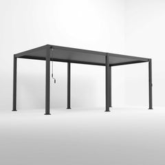Tivoli 6m x 3.6m Grey Frame Free Standing Pergola