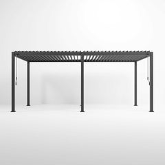 Tivoli 6m x 3.6m Grey Frame Free Standing Pergola