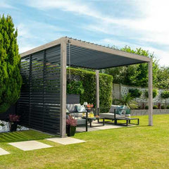 Tivoli 3m x 3m Wood Effect Free Standing Pergola