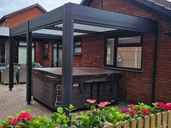 Sagres 5m x 3m Wall Mounted Pergola