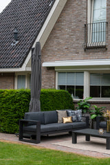 Hawaii 400cm x 400cm Square Cantilever Parasol with 150kg Moveable Granite Base