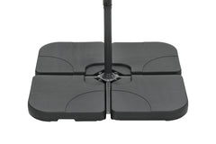 Set of 4 Parasol Cross Base Weights