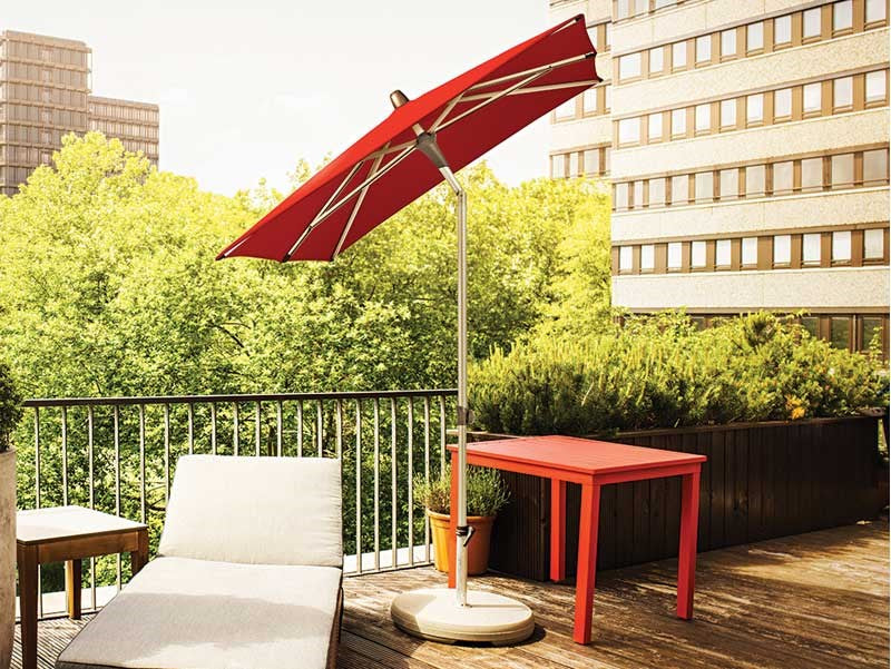 Alu Smart Parasol Chilli Red 162