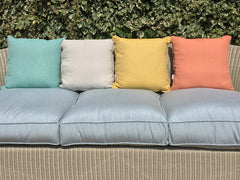 Weather proof cushions