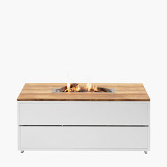 Snug Teak Rectangular Fire Pit