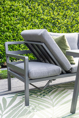 EX DISPLAY Corsica - Lounge Dining Corner, Table and Bench