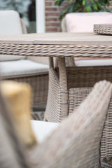 Jersey 6 Seater Oval Dining Suite with Lazy Susan