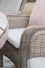 Jersey 6 Seater Oval Dining Suite with Lazy Susan