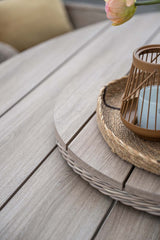 Jersey 6 Seater Oval Dining Suite with Lazy Susan