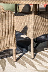 Jersey 4 Seater Round Dining Suite