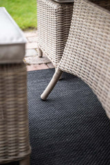 Jersey Corner Sofa with Height Adjustable Table