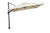 Hawaii 300cm x 300cm Square Cantilever Parasol with 90kg Moveable Granite Base