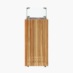 Snug Pillar Square Teak Lantern