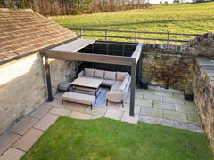 Aviero 3m x 4m Retractable Free Standing Pergola
