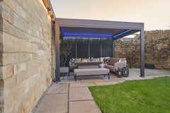 Aviero 3m x 4m Retractable Free Standing Pergola