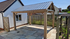 Cotswold 4.2m x 3.6m Wooden Pergola