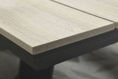 Bell 200cm Picnic Bench in Dark and Light Grey