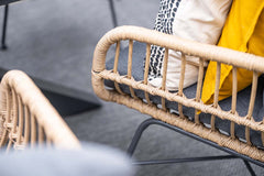 Edison Natural - Eight Seater Oval Dining Suite with Margriet Chairs