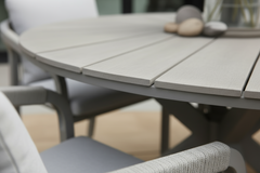 Edison Natural - Eight Seater Oval Dining Suite with Monti Chairs