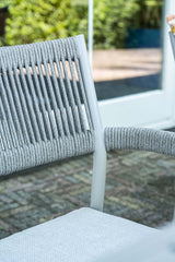 Latina 6 Seater Extending Dining Table with Barcelona Dining Chairs