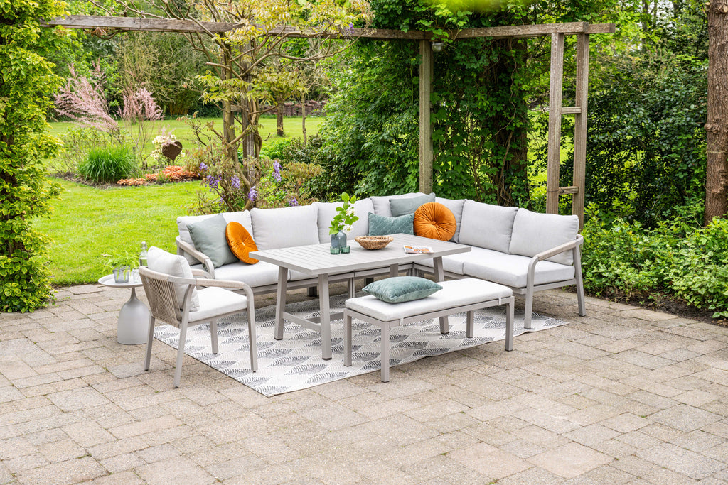 Monti- Lounge Dining Corner, Table and Bench