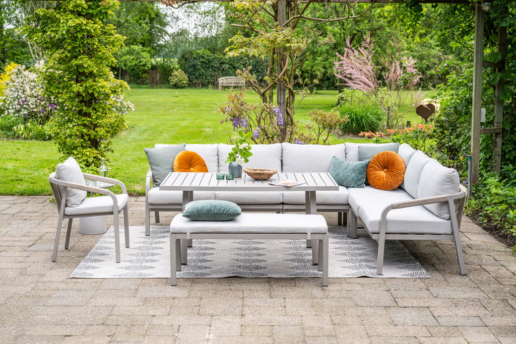 Monti- Lounge Dining Corner, Table and Bench