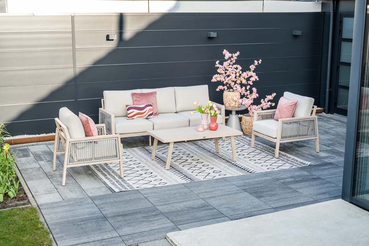 Decala Light Oak Effect - Lounge Sofa Suite