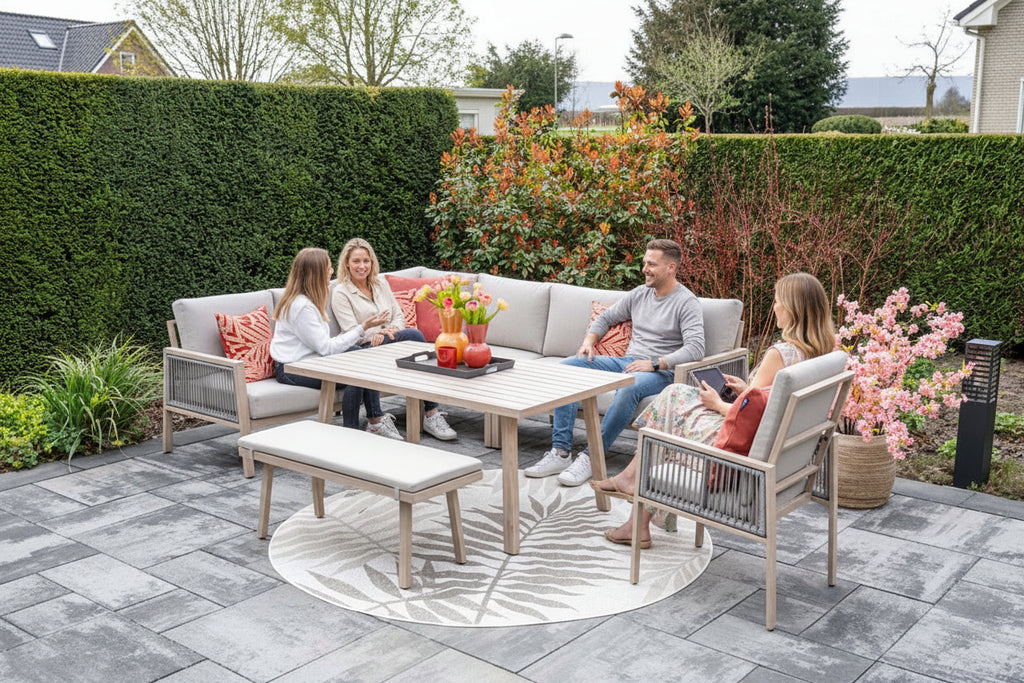Decala Light Oak Effect - Lounge Dining Corner Suite
