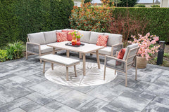 Decala Light Oak Effect - Lounge Dining Corner Suite