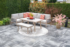 Decala Light Oak Effect - Lounge Dining Corner Suite