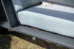 Lincoln Charcoal - Armchair with Optional Footstool