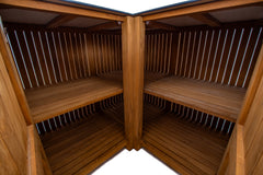 Avellino Teak Outdoor Kitchen Corner Unit