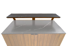 Avellino Teak Outdoor Kitchen Bar Shelf Unit