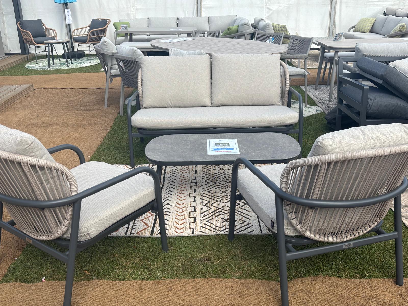 Ex Display Aruba- 2 Seater Suite & Coffee Table