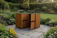 Avellino Teak Outdoor Kitchen Corner Unit