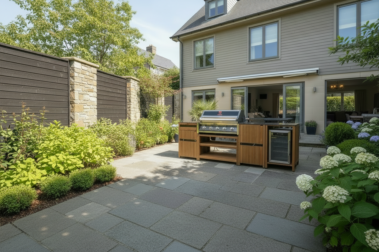 Avellino Teak Outdoor Kitchen Set 5