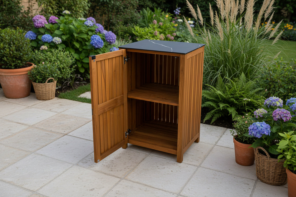 Avellino Teak Outdoor Kitchen Single Door Unit