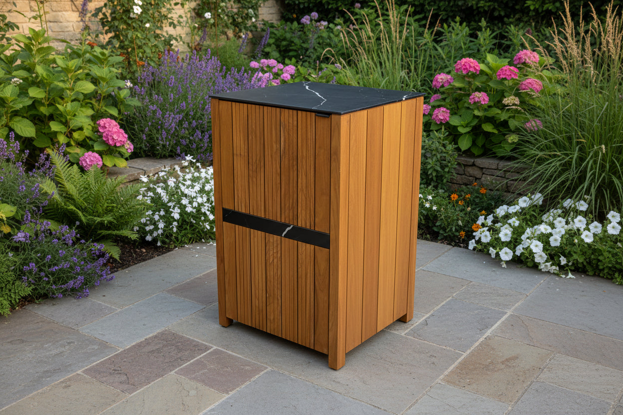 Avellino Teak Outdoor Kitchen Single Door Unit