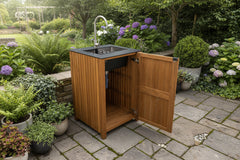 Avellino Teak Outdoor Kitchen Sink Unit