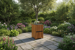 Avellino Teak Outdoor Kitchen Sink Unit