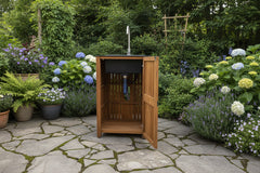Avellino Teak Outdoor Kitchen Sink Unit