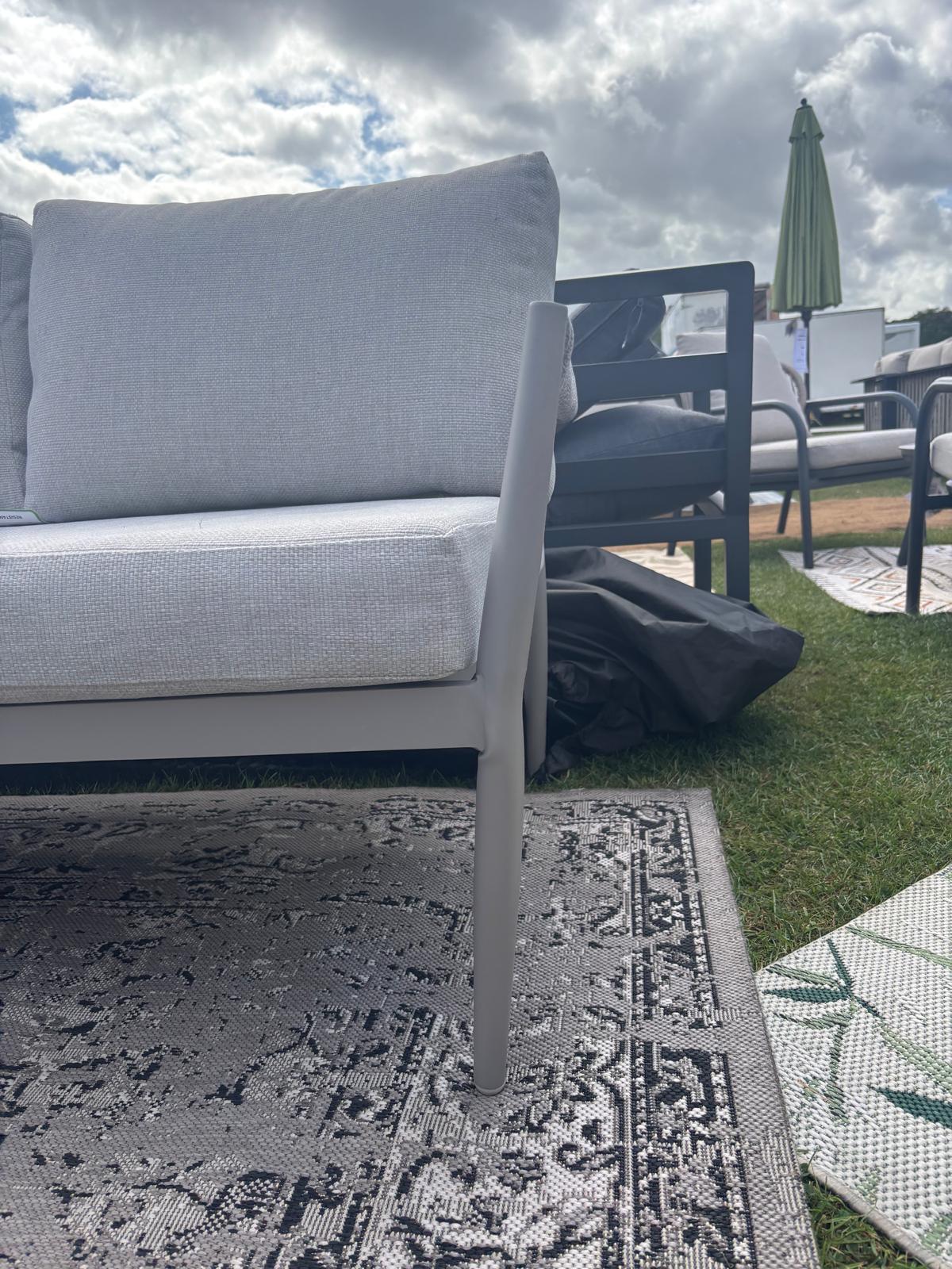 Ex Display Barcelona - Lounge & Dining Corner Sofa, with Table, Bench and Optional Chair