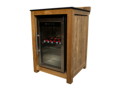 Barletta Teak Kitchen Fridge Unit
