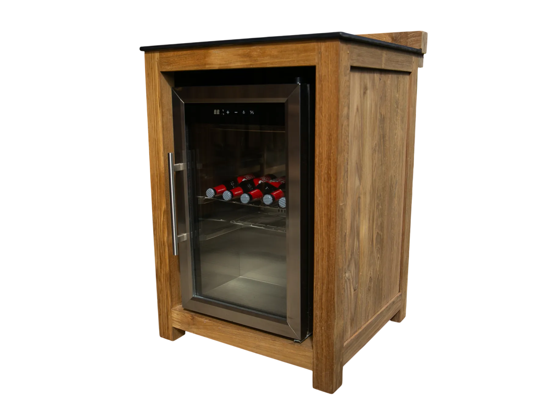 Barletta Teak Kitchen Fridge Unit