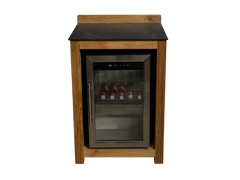 Barletta Teak Kitchen Fridge Unit